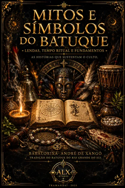 Capa do livro Mitos e Símbolos do Batuque