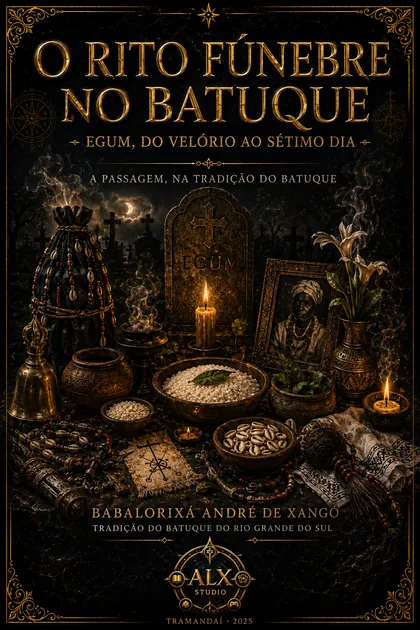 Capa do livro O Rito Fúnebre no Batuque